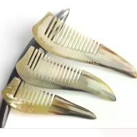 ราคา หวีเขาจามรี ซี่ห่าง หวีซี่ห่าง Yak horn comb wide teeth สวัสดิการสด (1732488987657012680)
