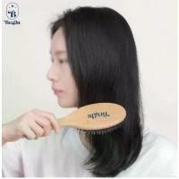 ราคา GUEENiuouirgewfewergeroshangmao สินค้าขายดี Bright wooden comb brush แปรงหวีขนหมูป่าไม้แท้ (1732292506580715109)