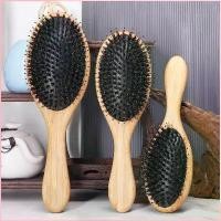 ราคา ขายดี หวีขนหมูป่า หวีขนหมูป่าแท้ ลดผมร่วง ผมเงางาม Air Cushion Comb (1730087073093683795)