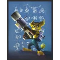 ราคา Playstation 2 PS2 โปรอาร์ตพิมพ์โปสเตอร์กรอบรูป, Ratchet และ Clank (ต้นฉบับ) (1732156457595471128)