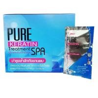 ราคา (แบบกล่อง) Top Secret Pure Keratin Treatment Spa ท็อป ซีเคล็ท เพรียว เคราติน ทรีทเม้นท์ สปา 1 กล่อง (บรรจุ 30 มล. x 24 ซอง) (1731644625070556721)