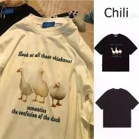 ราคา chili 2274# เสื้อยืดแขนสั้นสไตล์เกาหลี oversize เสื้อผ้าแฟชั่นสาวอวบ เสื้อโอเวอร์ไซส์ผู้หญิง ไซส์ใหญ่ Outfits Clothing (1729613212749170872)