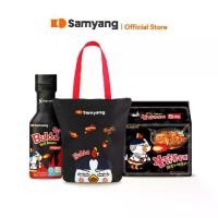 ราคา [Special Pack][แพ็ก 5 ซอง] Samyang Buldak Hot Chicken Ramen 700g. + Buldak Hot Sauce Original 200g. แถมฟรี! กระเป๋าซัมยัง (1731408001845986333)