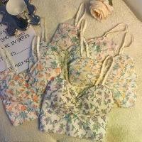 ราคา CHILI#เสื้อสายเดี่ยว เสื้อครอป ลายดอกสุดเซ็กซี่ แฟชั่นสไตล์เกาหลี 5สี#X8788 (1730434466526824632)