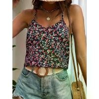 ราคา CHILI#S-XL เสื้อสายเดี่ยวลายดอก เสื้อแขนกุด เสื้อแฟชั่นผู้หญิง เซ็กซี่ แฟชั่นสไตล์เกาหลี#M371 (1730448577732380856)