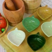 ราคา ถ้วยน้ำจิ้ม sauce cup ceramic ถ้วยน้ำจิ้มเซรามิค ถ้วยทรงใบไม้ ถ้วยซอส ถ้วยจิ๋ว ถ้วยน้ำพริก ถ้วยใส่อาหาร (1729694913299581630)