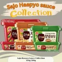 ราคา รวมซอส เครื่องปรุงเกาหลี โคชูจัง เดนจัง ซัมจัง น้ำจิ้มหมูย่าง ทำซุปเกาหลี sajo haepyo sauce collection gochujang doenjang ssamjang 170g 500g 해표 고추장 (1732386165761344783)