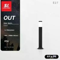ราคา SL LIGHTING | Outer Space โคมไฟเสาสนาม ขั้ว E27 วัสดุ ABS รุ่น OUT-12-E27-BBK (1730462549332691454)