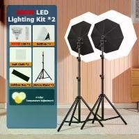 ราคา อุปกรณ์ถ่ายภาพ50x70 Softbox Continuous Lighting Kits for Photo Studioสตูดิโอถ่ายภาพ การถ่ายภาพ Photography LED 85W/300W สตูดิโอถ่ายภาพ ไฟต่อเนื่อง ไฟสตูดิโอ (1731228157606660987)