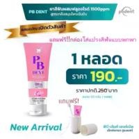 ราคา ยาสีฟันพีบี เด้นท์ เฮอร์เบิล เอ็กซ์แทรก ทูธเพสท์ PB Dent Herbal Extract Toothpaste50กรัม (1731384978661214503)