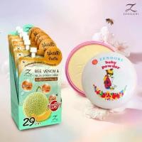 ราคา Baby Melon set (Zendori UV Baby Powder 1 ตลับ + Zendori Bee Venom & Melon Extract Cream 3 ซอง ฟรี 3 ซอง) (1729603056058730530)