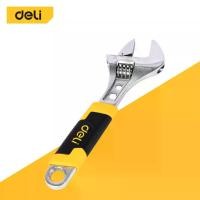 ราคา Deli ประแจเลื่อน 6 นิ้ว ประแจปากเลื่อน กุญแจเลื่อน ประแจ ด้านจับหุ้มพลาสติก Adjustable Wrench (1729638634111469662)
