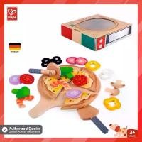 ราคา Hape - ของเล่นไม้จำลองพิซซ่าโฮมเมด ชุดพิซซ่าพร้อมกล่องใส่ Perfect Pizza Playset (3Y+) E3173 สไตล์การระเบิด (1732009663139842035)