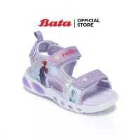 ราคา Bata บาจา BBG รองเท้าแตะรัดส้น ลาย Frozen สำหรับเด็กผู้หญิง สีม่วง รหัส 3519192 (1731472210396743322)