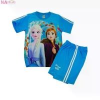 ราคา Disney ชุดเซตเด็ก ชุดเสื้อกางเกงสปอร์ต ชุดเด็กผู้หญิง ลายการ์ตูนเจ้าหญิงหิมะ โฟรสเซ่น Frozen จาก NADreams สีฟ้า (1730198758365170494)
