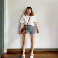 ราคา Pie shorts กางเกงขาสั้นรัดรูป กางเกงขาสั้นเข้ารูป กางเกงขาสั้นสายฝอ กางเกงไบค์เกอร์ กางเกงสายสตรีท กางเกงขาสั้น (1729782795444914692)