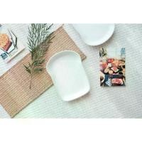 ราคา Omocha - Bread dish : จาน จานสวย จานขาว จานขนมปัง จานทรงขนมปัง (1729615617179945734)