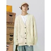 ราคา เสื้อกันหนาวแขนยาว plain cardigan ขายดี เสื้อไหมพรมสาวอวบ (1732148224517834007)