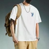 ราคา เสื้อยืดแขนสั้นผู้ชาย, คอกลม, ชุดกีฬาลำลองทุกวัน, วัสดุผ้าฝ้าย, เหมาะสำหรับเยาวชน, เสื้อครึ่งแขน, เสื้อยืดแขนสั้นผู้ชาย option วัยรุ่น เสื้อ boy plain lacroix กิฟ shirt men aape (1732393284059104649)