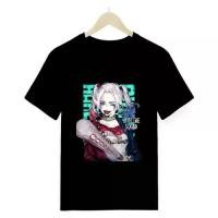 ราคา Harley Quinn เสื้อยืดแขนสั้นพิมพ์ลาย Unisex Regular Plain เสื้อยืด ROUND NECK (1731543096400447702)