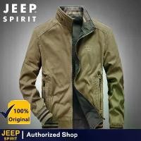 ราคา เสื้อแจ็คเก็ตคอกระเช้าผู้ชาย Jeep Spirit วัสดุผ้าฝ้ายแท้ ใส่ได้สองด้าน (1732309722538280036)