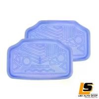 ราคา LEOMAX ถาดปูพื้นรถยนต์ พรมปูพื้น PVC รุ่น Spirit สำหรับด้านหลังกระบะรุ่นแคป CAB สีฟ้าใส 2 ชิ้น (1731042258526177330)