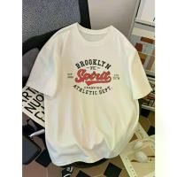 ราคา เสื้อยืดโอเวอร์ไซส์ลายกราฟิก Brooklyn Spirit สำหรับผู้ชาย สไตล์สตรีท Y2K แขนสั้น (1731813689965577897)