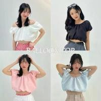 ราคา BALLOON TOP เสื้อครอปพองจั๊มแขนตุ๊กตา,จั๊มเอว ผ้านิ่มมีซับในทุกสี (nita.bkk) ขายดีประจำเดือนนี้ (1732262860218599237)