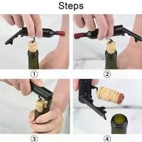 ราคา COD WallyShop ที่เปิดไวน์ รูปขวดไวน์ Bottle opener & wine opener (1731991287398499852)