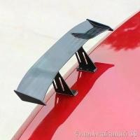 ราคา COD 【ของแต่งรถ】 Car Rear Spoiler Mini Spoiler Wing Small Model GT Carbon Fiber Tail Decoration（การตกแต่ง (1732437664039339762)