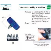 ราคา ANEX Japan ไขควงเล็ก ไขควงสั้น ไขควงจิ๋ว mini screwdriver ไขควงญี่ปุ่น รุ่น 62 ขาย (1731834128525658079)