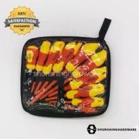 ราคา SIBOLE Screwdriver Set, Electrical Screwdriver, Fireproof Screwdriver, Electrical Test Screwdriver, 10 Pieces, CR-V Steel (Orange-Red) (1731781907656574695)