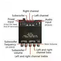 ราคา zk tb21 แท้ แอมจิ๋ว12v แยกซัพ แอมป์จิ๋วแรงๆ zk 502mt แอมจิ๋วบลูทูธ แอมป์จิ๋ว12vแรงๆ แอมจิ๋วบลูทูธ 12v เเอมป์จิ๋ว tpa3116 แอมจิ๋ว bluetooth amplifier ZK-TB21 50WX2 + 100W แอมป์ จิ๋ว บลูทูธ (17322610058