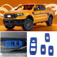 ราคา กรอบยกกระจกรถยนต์ ABS สีฟ้า ชุด 4 ชิ้น สำหรับ Ford Ranger Road Shaker ปี 2015-2021 (1732292208287843485)