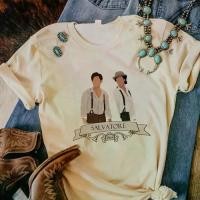 ราคา เสื้อยืด Vampire Diary สำหรับผู้หญิง streetwear เสื้อดีไซเนอร์ สาว เสื้อผ้ามังงะอะนิเมะยุค 2000 (1729781191345736322)