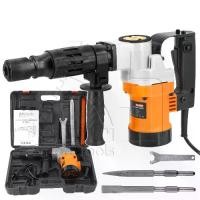 ราคา Inntech / DELTON เครื่องสกัดไฟฟ้า แย็ก สว่านโรตารี่ เจาะปูน คอนกรีต 2,200W DEMOLITION HAMMER 26 มม. พร้อมดอกสว่าน 2 หัว ครบชุด! (1729730816642157004)