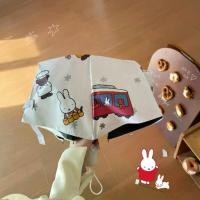 ราคา Cute Miffy Vinyl Bag Portable Foldable Sunshade Rain or Rain Dual- (1731773052603892754)