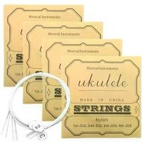 ราคา สายไนลอน, 4 ชิ้น/เซ็ต, อุปกรณ์เสริมทดแทนสำหรับ Ukulele, อะไหล่สำหรับ Ukelele, ชุดสาย Ukulele (1732016961503529912)