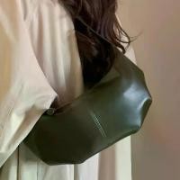 ราคา กระเป๋ารักแร้สตรีสีเขียวมอสฮอร์นดีไซน์ทันสมัยกระเป๋าสะพายข้างสไตล์มินิมอลพกพาง่าย merge day bag th new kith กระเป๋า ทรง หมอน pole ne paris สายโซ่ ของ แท้ ลิขสิทธิ์ baguette by la (1732233344573540065)