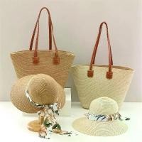ราคา กระเป๋าฟางสำหรับผู้หญิง สไตล์ฤดูร้อน ชายหาด ริมทะเล ท่องเที่ยวกลางแจ้ง วันหยุด รวมหมวกฟางและกระเป๋าสะพายไหล่ merge day bag th new kith กระเป๋า ทรง หมอน สายโซ่ ของ แท้ ลิขสิทธิ์ b (1732233031738885857)