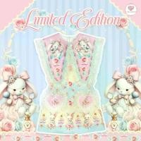 ราคา (Limited มี2XL) Maria Diaond สีชมพูฟ้าครีม Muffin rainbow Dress เดรสปกแหลมผ้าไหมเกาหลีพิมพ์ลาย แต่งระบายลูกไม้ สีพาสเทล แต่งกระเป๋าหัวใจ มีซับใน ซิปหลัง/ ยาว 32 1นิ้วลงเดิมได้ (1731218425498732767)