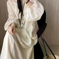 ราคา เสื้อเชิ้ตแขนโคมไฟผ้าชีฟองผู้หญิงพลัสไซส์ แฟชั่นฝรั่งเศสสไตล์จีนใหม่ เสื้อขี้เกียจ ฤดูใบไม้ร่วงต้นใหม่ ชุด ล้าน นาประยุกต์ ไทย รัชกาล ที่ สาว อวบ กากี กางเกง ยีน กระโปรง หม่าเม (1732073557229405704)