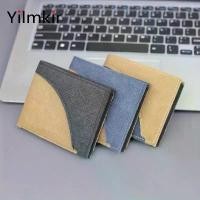 ราคา กระเป๋าสตางค์ผ้าแคนวาส แบบสั้น สำหรับผู้ชาย สไตล์ธุรกิจ เรียบง่ายและย้อนยุค มัลติฟังก์ชั่น ช่องใส่บัตรหลายช่อง แนวนอน เหมาะสำหรับผู้ชาย กระเป๋า ยาง ไหมพรม ใส่ เหรียญ 10 20 coin pin (173215669271104904