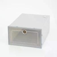 ราคา 【COD/จัดส่งตลอด 24】กล่องเก็บของในบ้านแบบซ้อนกัน กล่องใสแสดงสินค้า กล่องใส่รองเท้าแบบเปิดฝา กล่องลิ้นชักพลาสติก กล่องกันฝุ่น Stackable Clear Container (1731625011207570536)