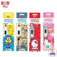 ราคา พร้อมส่ง. SOS Plus Thermometer Minions/Hello Kitty รุ่น BT-A21 เอสโอเอส ปรอทวัดอุณหภูมิ ดิจิตอล (ลายมินเนี่ยน/คิตตี้) ชนิดปลายอ่อน ปรอทวัดไข้ (1ชิ้น) (1731993765570710340)
