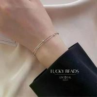 ราคา ESCOBALกําไลเงิน Lucky Beads สร้อยข้อมือเงินแท้ กำไลแฟชั่น สร้อยข้อมือสองชั้น ข้อมือเงิน ของขวัญ (1732250440400013211)