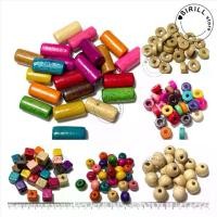 ราคา ลูกปัดไม้ // Wood Beads ลูกปัดคละสี ลูกปัดทรงกลม ลูกปัดสี่เหลี่ยม ลูกปัดแบน ลูกปัดปล้อง ลูกปัดยาว ลูกปัดจานบิน (1729567293219310373)