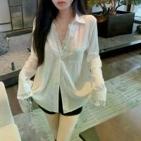 ราคา ชุดสูทเย็บลูกไม้สองชิ้นปลอม, เสื้อเชิ้ตแขนยาวทรงหลวม, มาใหม่สำหรับฤดูใบไม้ร่วงของผู้หญิง, สไตล์คลาสสิก, หนุ่ม เสื้อ เชิ้ต แบรนด์mango เสื้อผ้า คัลเลอร์ฟูล เสื้อ ชีฟอง เสื้อ (1731551766932195937)