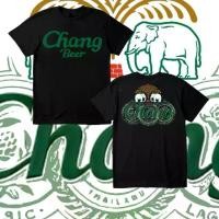 ราคา (COD พร้อมส่ง) เสื้อ CHANG BEER ผ้า เสื้อยืด เบียร์ ช้าง ใส่ได้ทั้งชายและหญิง (1731083132812233436)