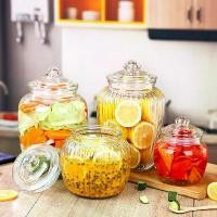 ราคา โถผัดกระเทียม โถแก้ว ภาชนะปิดผนึก มีฝาปิด เหมาะสำหรับใช้ในครัวเรือน สำหรับผักดองและผักกาดขาว ที่เก็บของขนาดใหญ่ เหมาะสำหรับทำเหล้ารัม ตะกร้า ใส่ เหรียญ โปรยทาน ตะกร้า แมว ตะก (1732074593530446991)